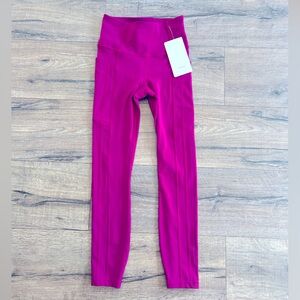 Athleta magenta 7/8 leggings XXS, nwt
